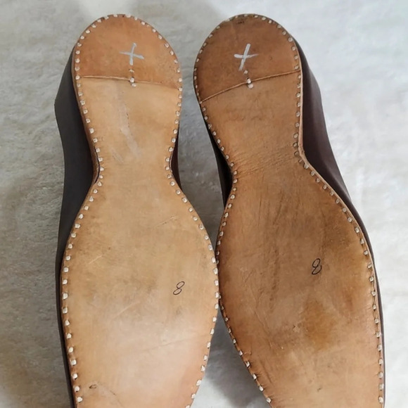 Men's Brown All Leather Handmade‎ Punjabi Jutti Shoes - Picture 11 of 15